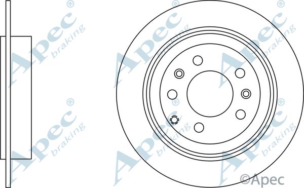 APEC BRAKING Bremžu diski DSK2029